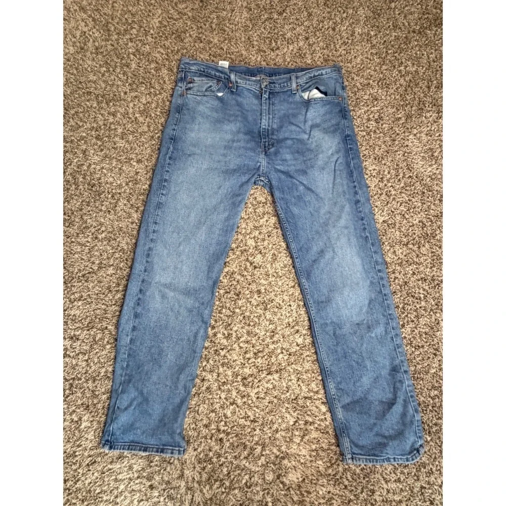 Levis 505 Regular Fit Jeans Mens 38x30(36x28) Blue Denim Straight Leg 00505-2669